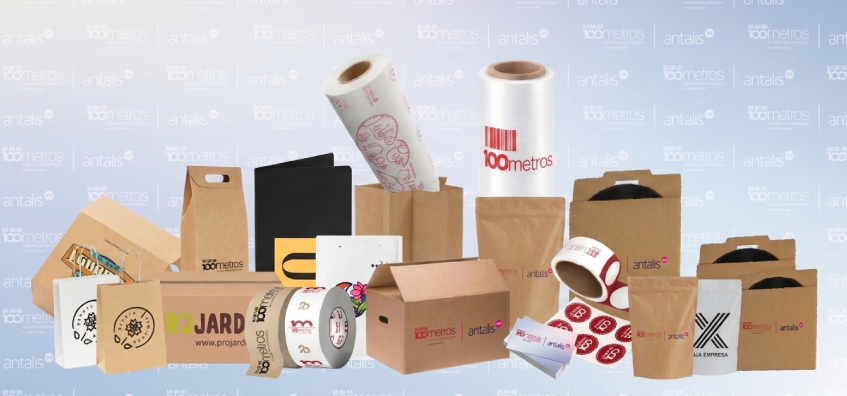 Selección de material de embalaje con personalización