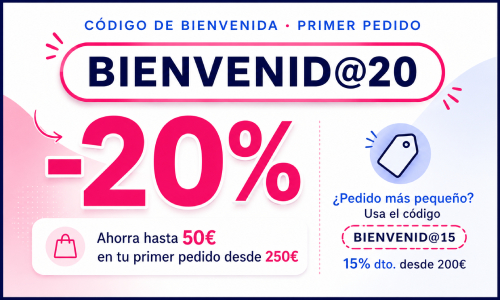 Código Bienvenida · Primer Pedido