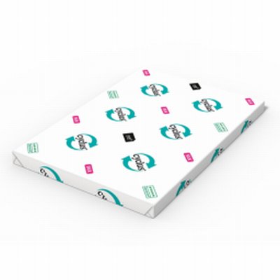 Papel Estucado Cyclus Silk 100% reciclado 150 g/m² 720 mm x 1020 mm empaquetado