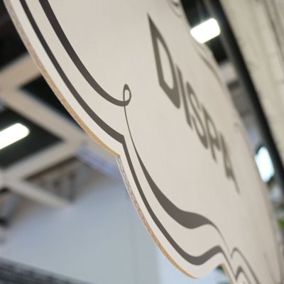 Dispa - Panel rígido de papel para impresión en gran formato - Ejemplo de aplicación