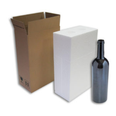Embalaje Botella EPS 2 Botellas