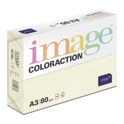 Papel Image Coloraction atoll/crema 80 g/m² A3