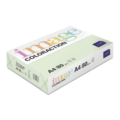 Papel Image Coloraction jungle/verde pastel 80 g/m² A4