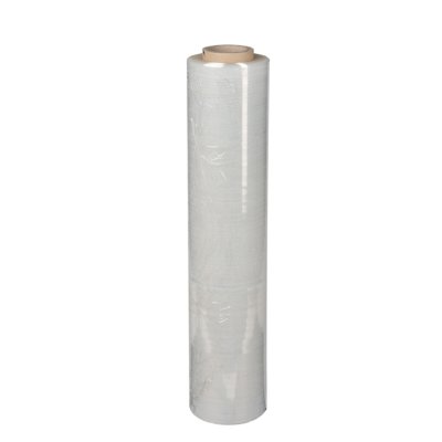 Film estirable manual 23 µm 500 mm x 180 m transparente 150% estiramiento