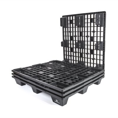 Palet de Plástico Reciclado para Exportación Perforado 586504 - Palets de Plástico