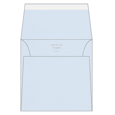Sobre Olin Colours Baby blue 170 mm x 170 mm 120 g/m² en caja
