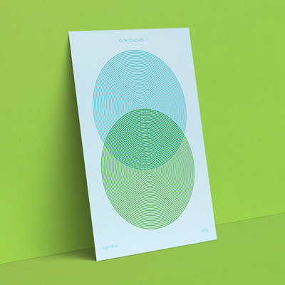 Papel Olin Colours Light Blue 170 g/m² 700 mm x 1000 mm