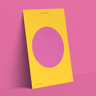 Papel Olin Colours Sunshine Yellow 90 g/m² 450 mm x 640 mm