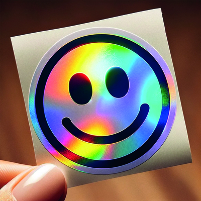 Vinilo Coala Rainbow Holo Holographic brillo múltiples sintéticos Adh transp perm 762 mm x 30 m