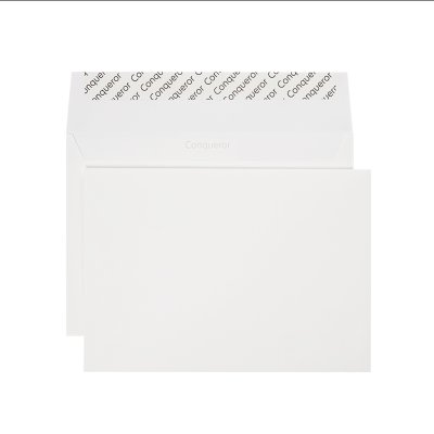 Sobre Conqueror Wove brilliant white C5 162 mm x 229 mm 120 g/m² en caja