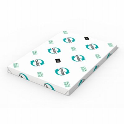 Papel Offset Cyclus 100% reciclado blanco 190 g/m² 450 mm x 640 mm empaquetado