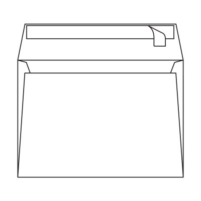 Sobre Conqueror Wove brilliant white C5 162 mm x 229 mm 120 g/m² en caja