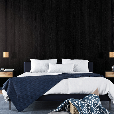 Vinilo decorativo Coala Interior TELA J2 - Black Wood