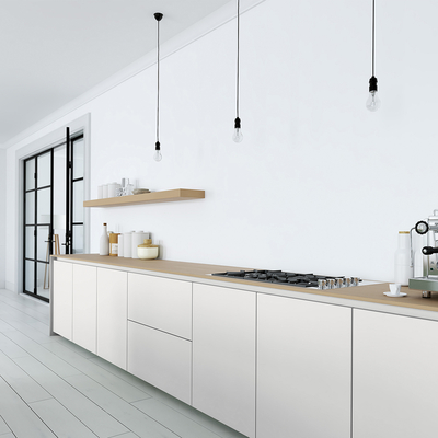 Vinilo decorativo Coala Interior MADERA MA16 - White Wood Waves