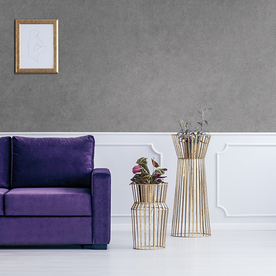 Vinilo decorativo Coala Interior PIEDRA NE26 - Dark Grey Concrete Plaster