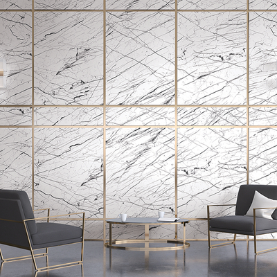 Vinilo decorativo Coala Interior MARMOL NE72 - Black stripes white Marble