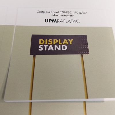 Raflatac Castgloss Board