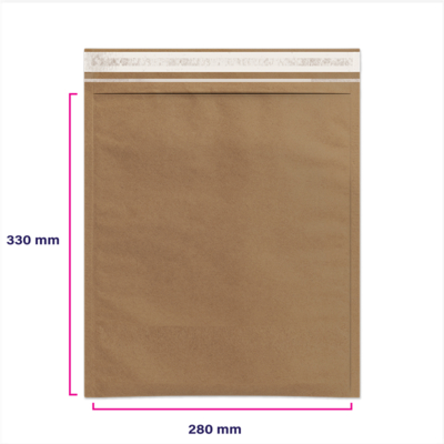 Sobre acolchado con papel kraft Naturemailer dimensiones 684115