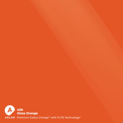 Vinilo Arlon Premium Colour Change 406 Gloss Orange brillo FLITE Tech 1524 mm x 25.00 m