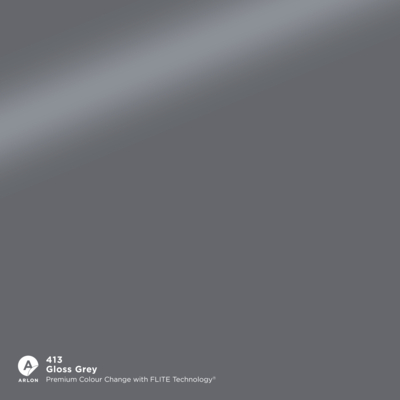 Vinilo Arlon Premium Colour Change 413 Gloss Grey brillo FLITE Tech 1524 mm x 25.00 m