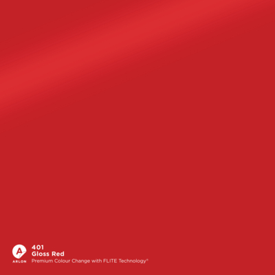 Vinilo Arlon Premium Colour Change 401 Gloss Red brillo FLITE Tech 1524 mm x 25.00 m