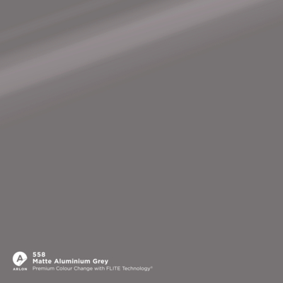 Vinilo Arlon Premium Colour Change 558 Matte Aluminium Grey mate FLITE Tech 1524 mm x 25.00 m