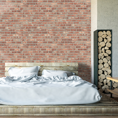 Vinilo decorativo Coala Interior PIEDRA W7 - Red Bricks