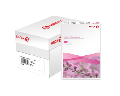 Xerox Colotech+ Supergloss - Papel estucado a una cara alto brillo - Caja y paquete