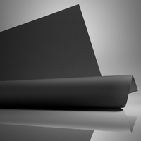 Papel Keaykolour Extra Rough Negro 340 g/m² 700 mm x 1000 mm 50 hojas/paq