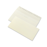 Sobre Conqueror Wove cream DL 110 mm x 220 mm 120 g/m² en caja