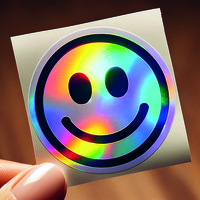 Vinilo Coala Rainbow Holo Holographic brillo múltiples sintéticos Adh transp perm 762 mm x 30 m