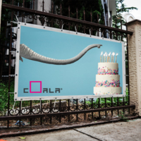 Lona publicitaria Coala Frontlit Evo Weldable blanca satinada poliéster 360 g/m² 1600 mm x 30 m