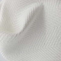 Impresión textil Premier Textiles Dakota Herringbone Wool Look blanco poliéster 358 g/m² 1420 mm x 10 m
