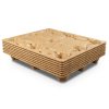 Palet de Fibra de Madera - Encajable - Ocupa poco espacio - Palets de Madera