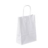 Bolsas de Papel Kraft Blancas con Asa Retorcida