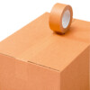 Cinta de papel kraft Solvente 90 µm 75 mm x 50 m marrón