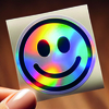 Vinilo Coala Rainbow Holo Holographic brillo múltiples sintéticos Adh transp perm 762 mm x 30 m