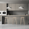 Vinilo decorativo Coala Interior TELA NE38 - Silver And Grey Lined Pattern