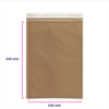Sobre acolchado con papel kraft Naturemailer dimensiones 684114