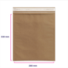 Sobre acolchado con papel kraft Naturemailer dimensiones 684115