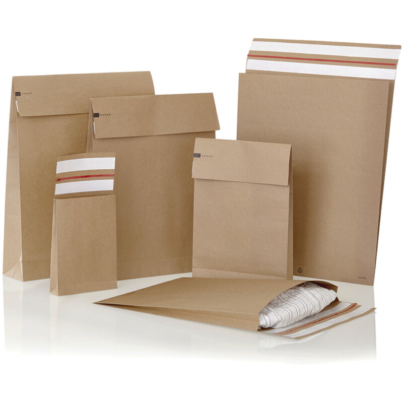 Bolsa con fuelle, e-Green, 2 fuelles, 500 + 60 x 600 mm, Bolsa, solapa recta Antalis