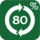80% Reciclado