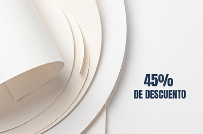 SÓLO en antalis.es: papeles creativos hasta con 45%* de descuento