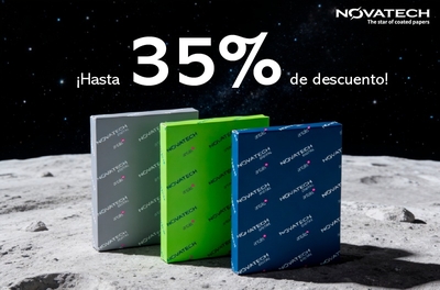 SÓLO en antalis.es: ¡hasta 35%* de descuento en papel estucado!