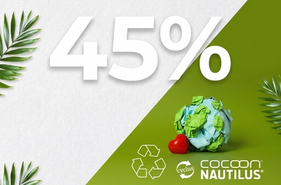 SÓLO en antalis.es: ¡Reciclados hasta con 45%* de descuento en antalis.es!
